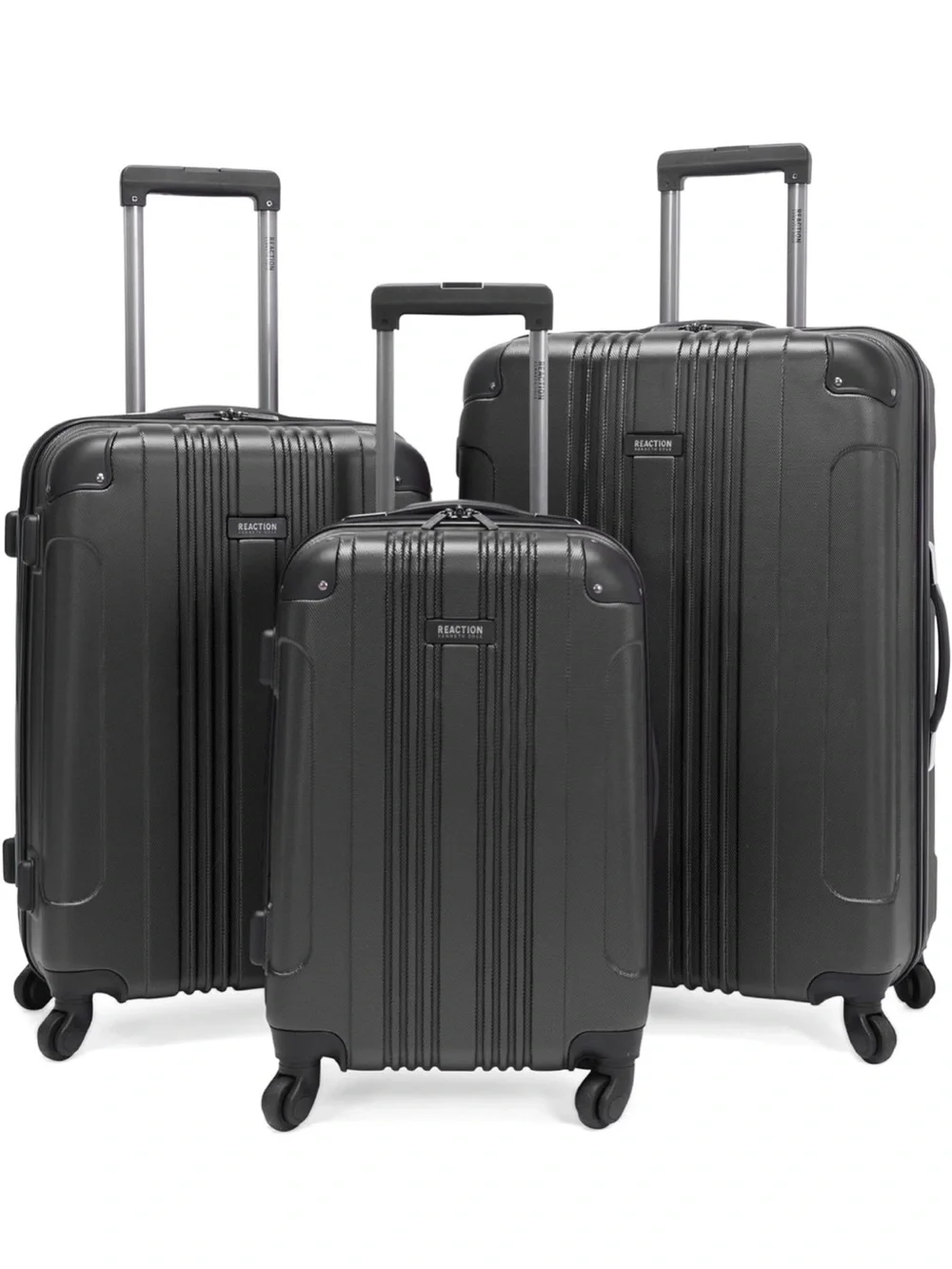Kenneth Cole REACTION “Out of Bounds” hardshell 4wheel luggage (3 piece set)